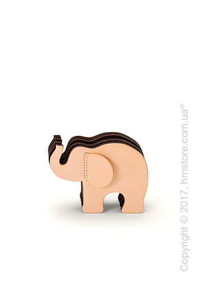 Подставка для ручек Graf von Faber-Castell, Elephant Made From Natural Leather, Small