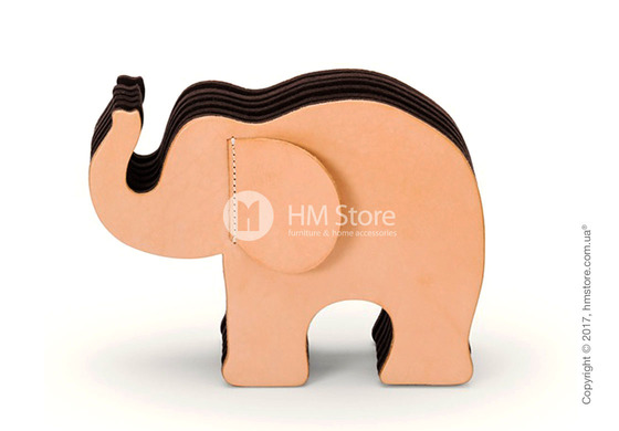 Подставка для ручек Graf von Faber-Castell, Elephant Made From Natural Leather, Big