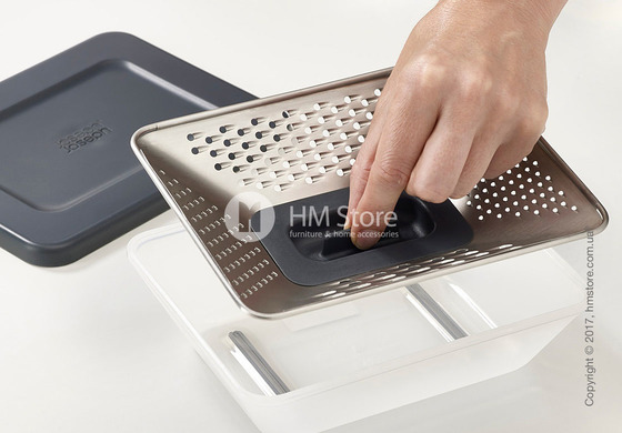 Терка с контейнером для хранения Joseph Joseph Prism, Grey