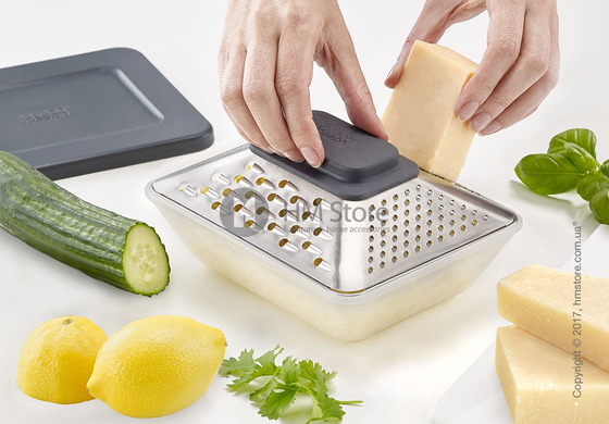 Терка с контейнером для хранения Joseph Joseph Prism, Grey