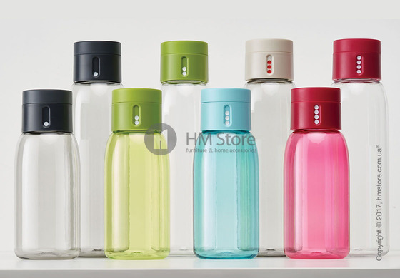 Бутылка для воды Joseph Joseph Dot with Hydration Counting Lid, Green 400 мл