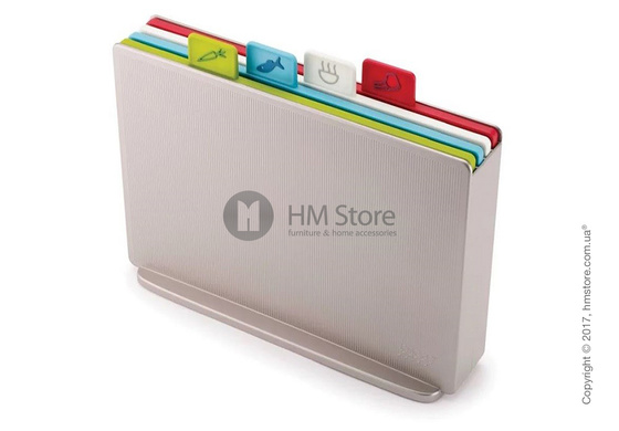 Набор разделочных досок на подставке Joseph Joseph Index Large, Silver