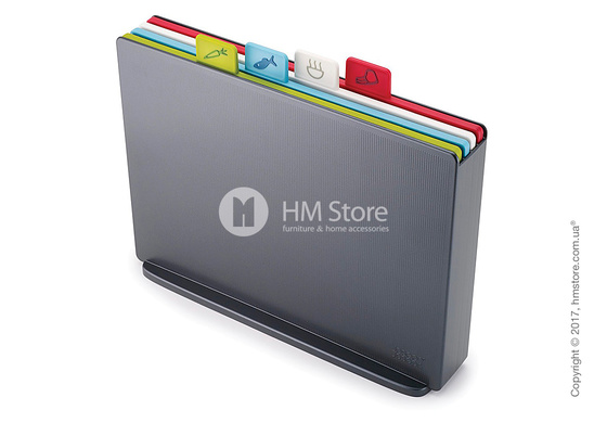 Набор разделочных досок на подставке Joseph Joseph Index Large, Graphite