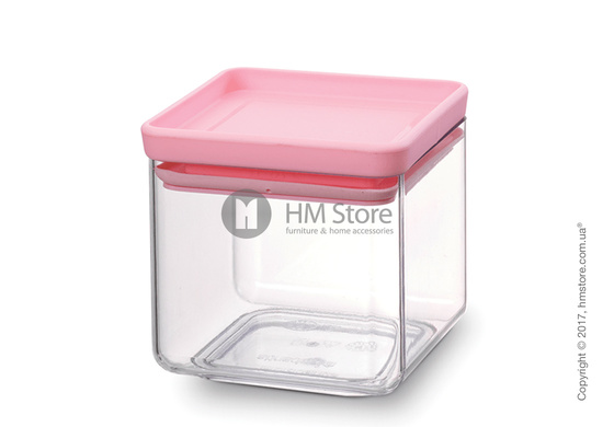 Емкость для хранения сыпучих продуктов Brabantia Square Canister 0,7 л, Pink