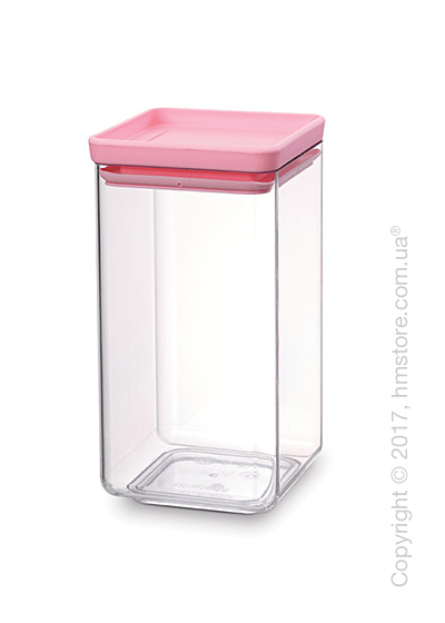 Емкость для хранения сыпучих продуктов Brabantia Square Canister 1,6 л, Pink
