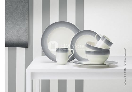 Набор фарфоровой посуды Villeroy & Boch коллекция Colourful Life на 2 персоны, 8 предметов, Cosy Grey