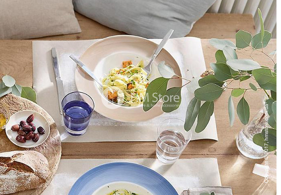 Набор фарфоровой посуды Villeroy & Boch коллекция Colourful Life на 2 персоны, 8 предметов, Natural Cotton