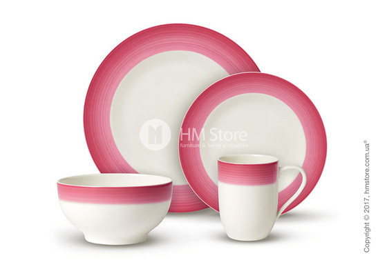 Набор фарфоровой посуды Villeroy & Boch коллекция Colourful Life на 2 персоны, 8 предметов, Berry Fantasy