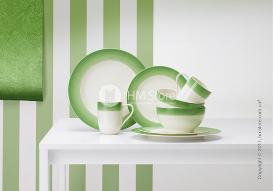 Набор фарфоровой посуды Villeroy & Boch коллекция Colourful Life на 2 персоны, 8 предметов, Green Apple