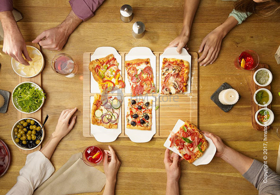 Блюдо прямоугольное для подачи пиццы Villeroy & Boch коллекция Pizza Passion