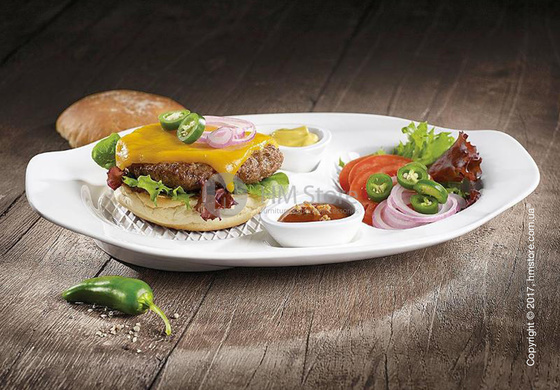 Тарелка для подачи бургера Villeroy & Boch коллекция BBQ Passion