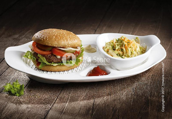 Тарелка для подачи бургера Villeroy & Boch коллекция BBQ Passion