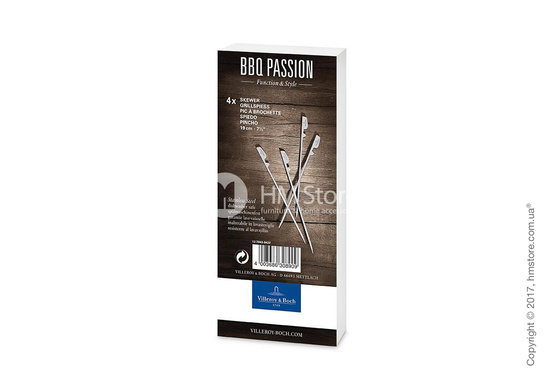 Шампуры для гриля Villeroy & Boch коллекция BBQ Passion, 4 предмета