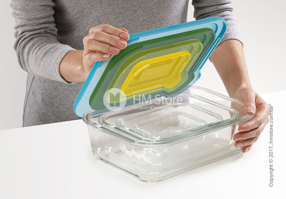 Набор контейнеров для хранения Joseph Joseph Nest Glass Storage, 4 предмета