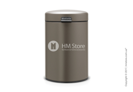 Ведро для мусора Brabantia Wall Mounted Bin NewIcon 3 л, Platinum