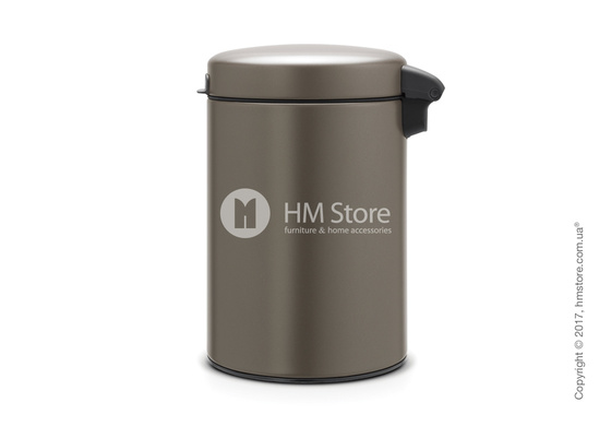Ведро для мусора Brabantia Wall Mounted Bin NewIcon 3 л, Platinum