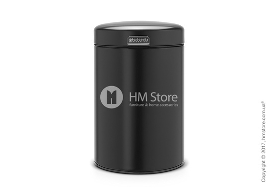 Ведро для мусора Brabantia Wall Mounted Bin NewIcon 3 л, Matt Black
