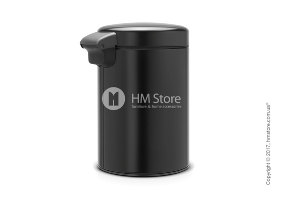 Ведро для мусора Brabantia Wall Mounted Bin NewIcon 3 л, Matt Black