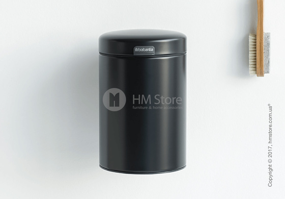 Ведро для мусора Brabantia Wall Mounted Bin NewIcon 3 л, Matt Black