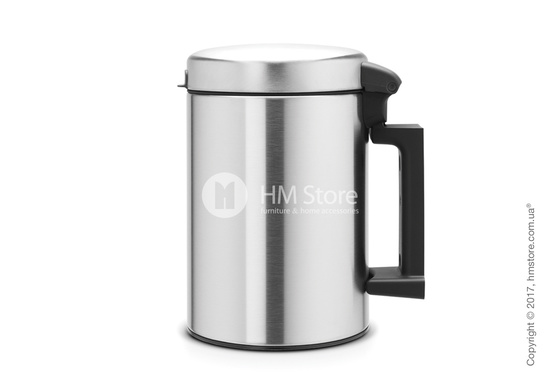 Ведро для мусора Brabantia Wall Mounted Bin NewIcon 3 л, Matt Steel