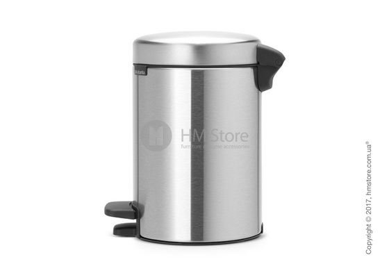 Ведро для мусора Brabantia Pedal Bin NewIcon 3 л, Matt Steel