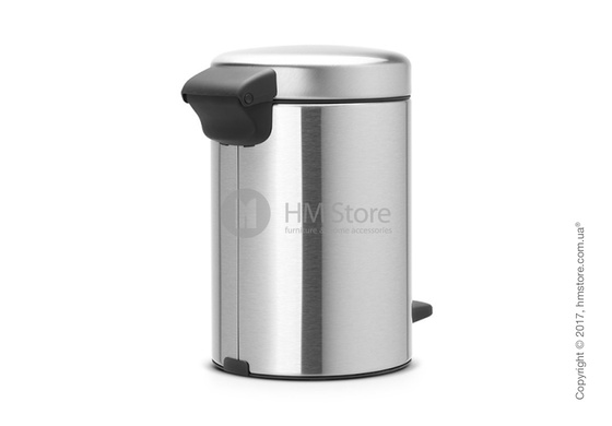 Ведро для мусора Brabantia Pedal Bin NewIcon 3 л, Matt Steel