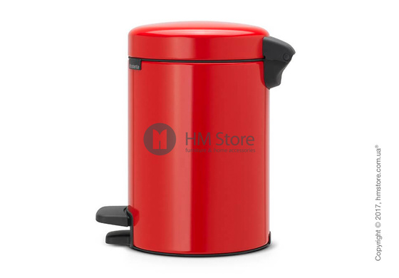 Ведро для мусора Brabantia Pedal Bin NewIcon 3 л, Passion Red