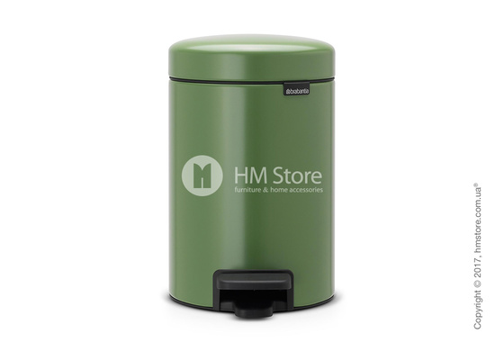 Ведро для мусора Brabantia Pedal Bin NewIcon 3 л, Moss Green