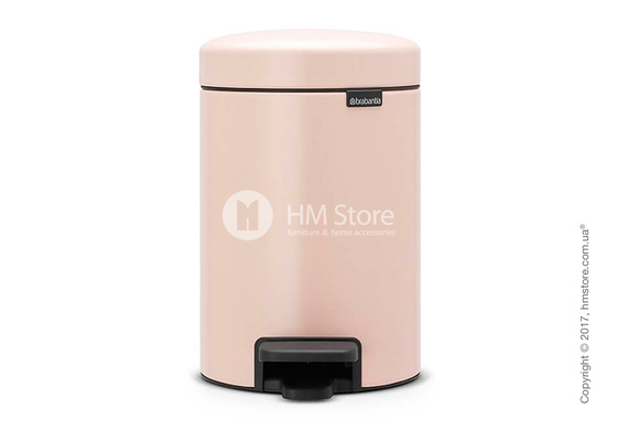 Ведро для мусора Brabantia Pedal Bin NewIcon 3 л, Clay Pink