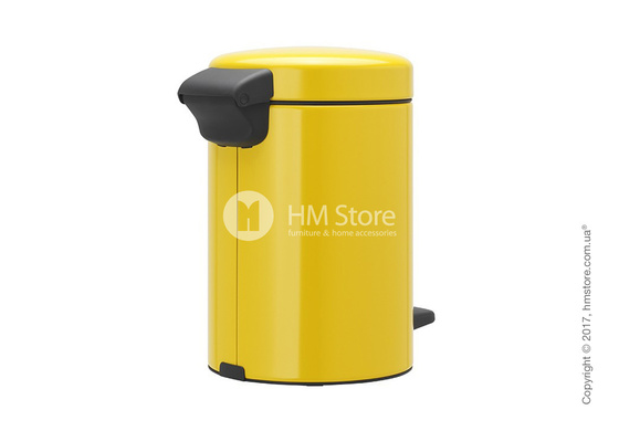Ведро для мусора Brabantia Pedal Bin NewIcon 3 л, Daisy Yellow