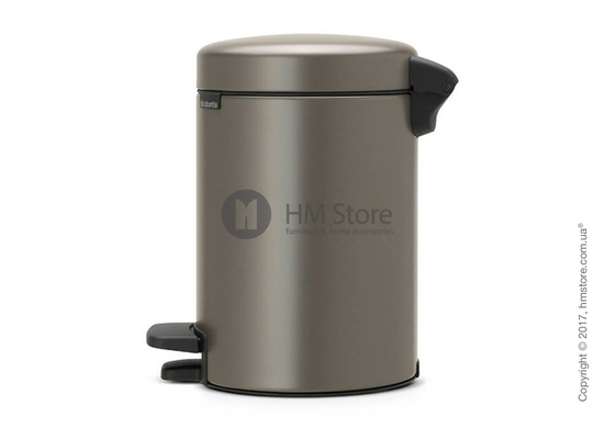 Ведро для мусора Brabantia Pedal Bin NewIcon 3 л, Platinum Ведро для мусора Brabantia Pedal Bin NewIcon 3 л, Platinum