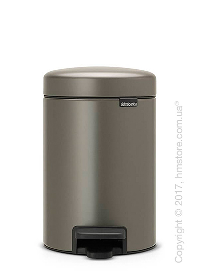 Ведро для мусора Brabantia Pedal Bin NewIcon 3 л, Platinum