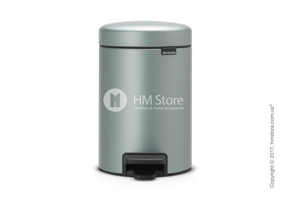 Ведро для мусора Brabantia Pedal Bin Newicon 3 л, Metallic Mint Ведро для мусора Brabantia Pedal Bin Newicon 3 л, Metallic Mint