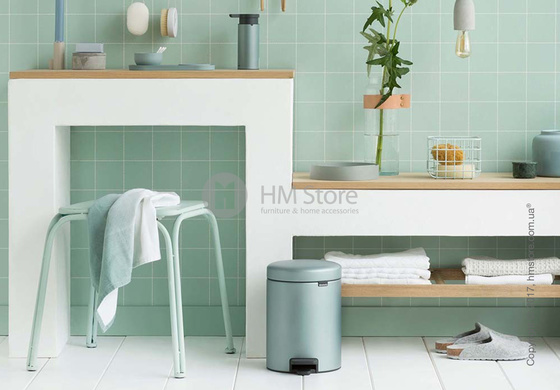 Ведро для мусора Brabantia Pedal Bin Newicon 3 л, Metallic Mint