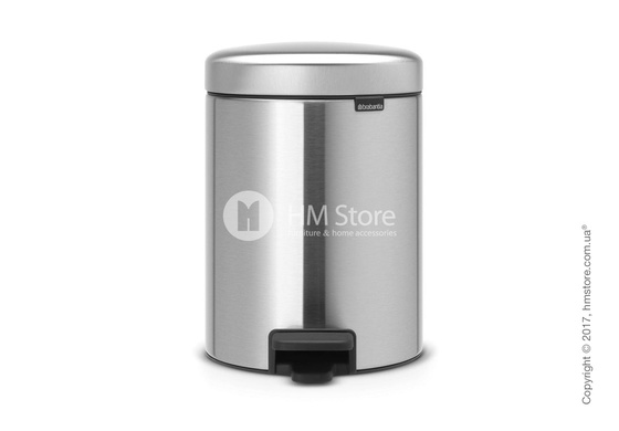 Ведро для мусора Brabantia Pedal Bin Newicon 3 л, Matt Steel Fingerprint Proof