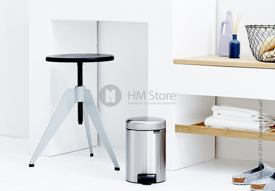 Ведро для мусора Brabantia Pedal Bin Newicon 3 л, Matt Steel Fingerprint Proof