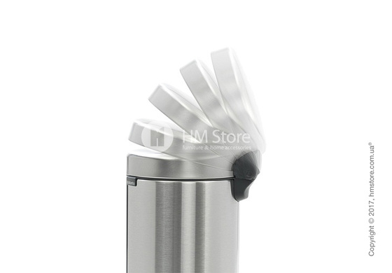 Ведро для мусора Brabantia Pedal Bin Newicon 3 л, Matt Steel Fingerprint Proof