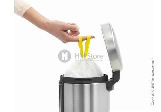 Ведро для мусора Brabantia Pedal Bin Newicon 3 л, Matt Steel Fingerprint Proof