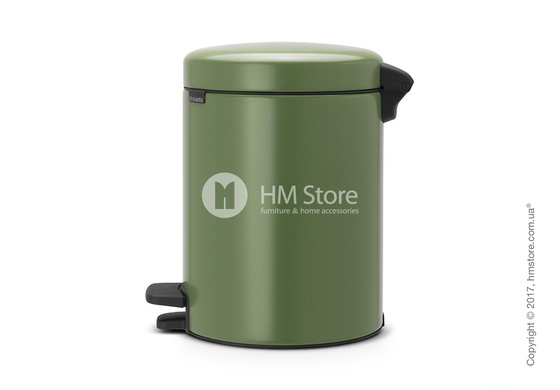 Ведро для мусора Brabantia Pedal Bin NewIcon 5 л, Moss Green