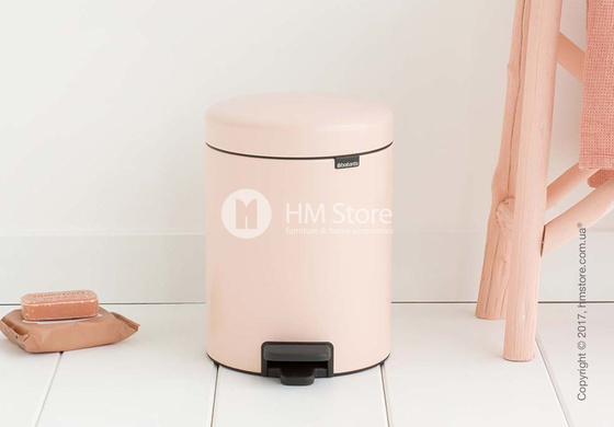 Ведро для мусора Brabantia Pedal Bin NewIcon 5 л, Clay Pink
