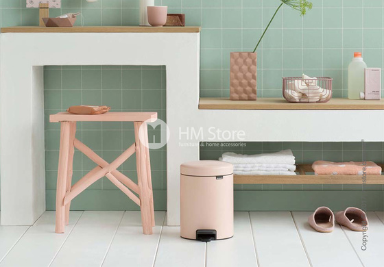 Ведро для мусора Brabantia Pedal Bin NewIcon 5 л, Clay Pink
