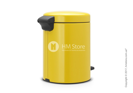 Ведро для мусора Brabantia Pedal Bin NewIcon 5 л, Daisy Yellow