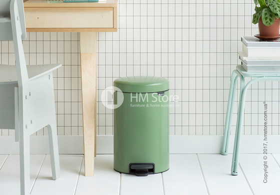 Ведро для мусора Brabantia Pedal Bin NewIcon 12 л, Moss Green