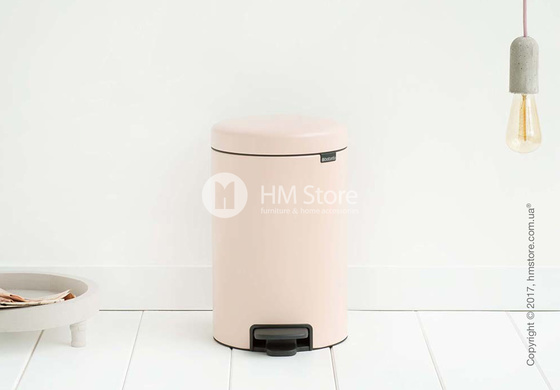 Ведро для мусора Brabantia Pedal Bin NewIcon 12 л, Clay Pink
