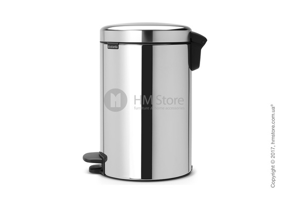 Ведро для мусора Brabantia Pedal Bin NewIcon 12 л, Brilliant Steel