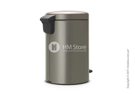 Ведро для мусора Brabantia Pedal Bin Newicon 12 л, Platinum