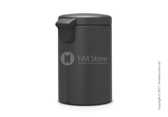 Ведро для мусора Brabantia Pedal Bin NewIcon Luxury 12 л, Mineral Infinity Grey