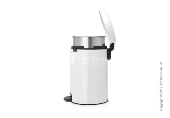 Ведро для мусора Brabantia Pedal Bin NewIcon Metal Inner Bucket 12 л, White