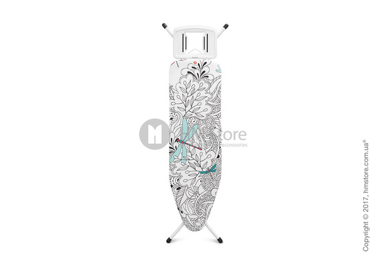 Гладильная доска Brabantia Solid Steam Iron Rest, Ivory and Dragonfly