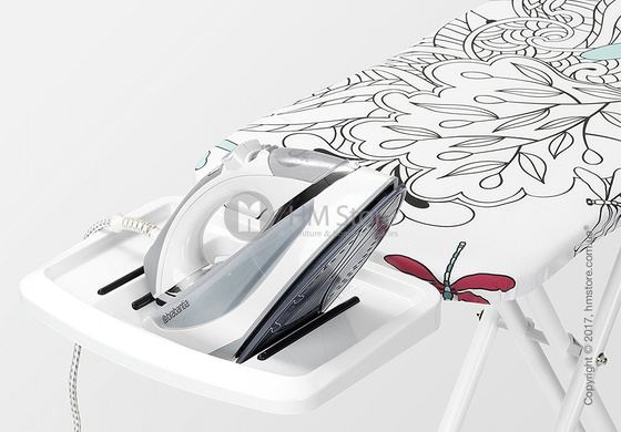 Гладильная доска Brabantia Solid Steam Iron Rest, Ivory and Dragonfly Гладильная доска Brabantia Solid Steam Iron Rest, Ivory and Dragonfly